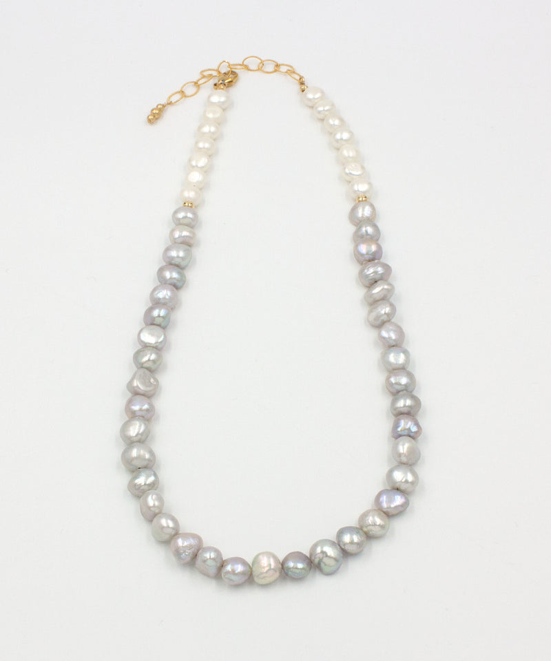 Shea Colorblock Pearl Necklace