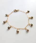 Mila Charm Bracelet | Pyrite