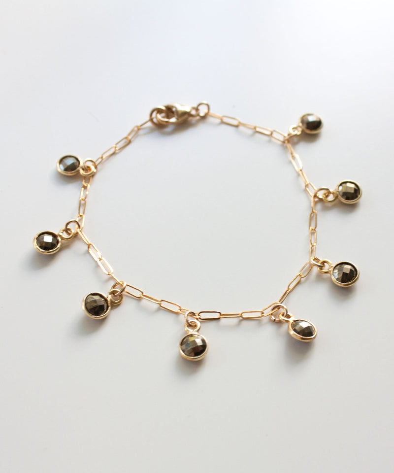 Mila Charm Bracelet | Moonstone