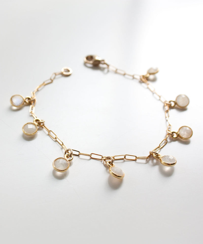 Mila Charm Bracelet | Moonstone