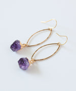 Gia Crystal Hoop Earrings