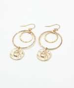 Shani Gold Scarab Statement Earrings