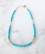 Vivien Wrap Bracelet + Choker | Turquoise