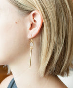 Sloane Druzy Spike Earrings