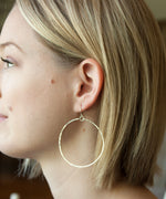 Gwen Hoop Earrings 2"