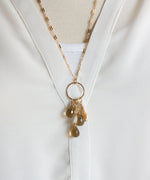 Genevieve Gemstone Cascade Necklace