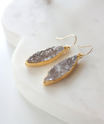 Zara Marquis Druzy Earrings